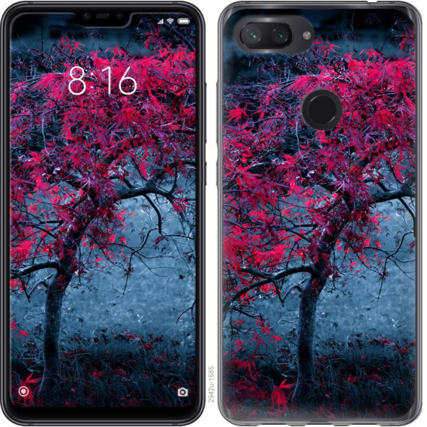 

Чехол на Xiaomi Mi 8 Lite Дерево с яркими листьями (04798)