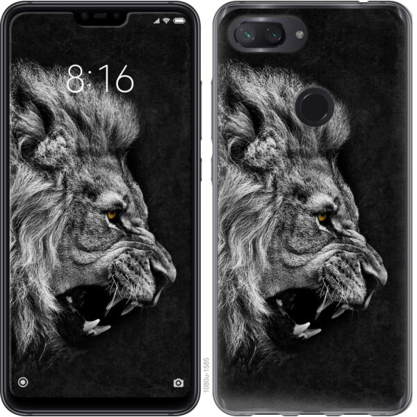 

Чехол на Xiaomi Mi 8 Lite Лев (04798)