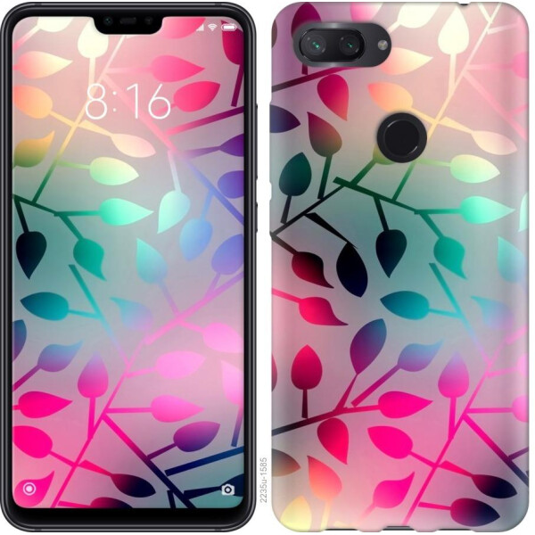 

Чехол на Xiaomi Mi 8 Lite Листья (04798)