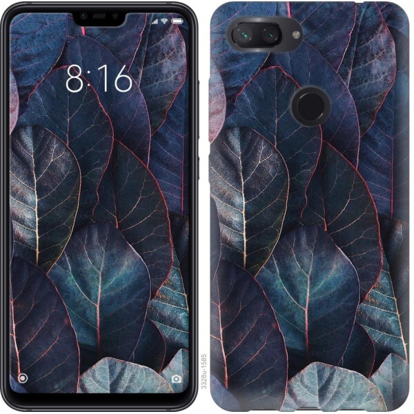 

Чехол на Xiaomi Mi 8 Lite Листья v3 (04798)