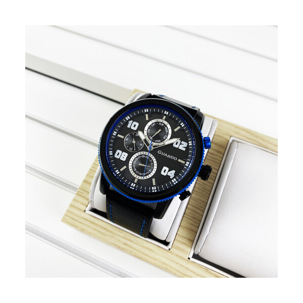 

Наручные часы Guardo 011097-5 Black-Blue