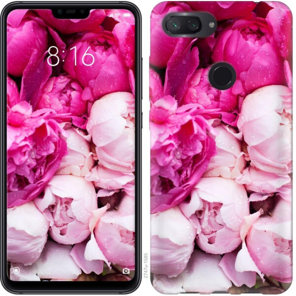

Чехол на Xiaomi Mi 8 Lite Розовые пионы (04798)