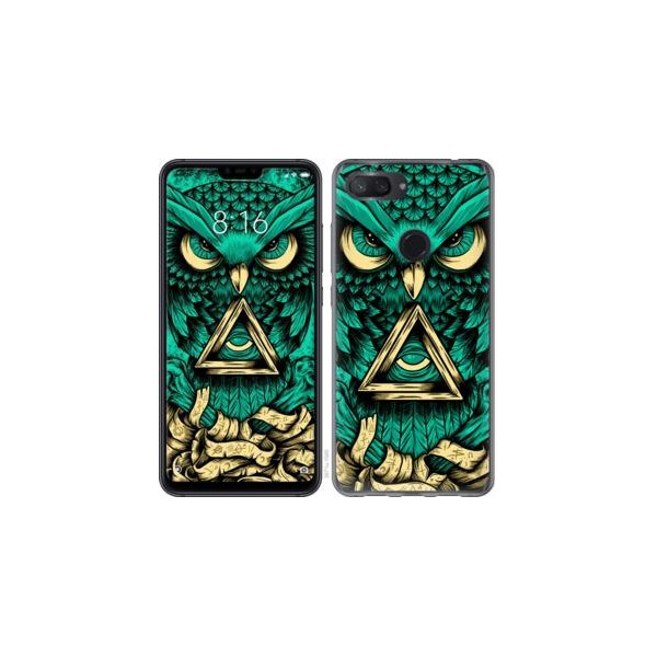 

Чехол на Xiaomi Mi 8 Lite Сова Арт-тату (04798)