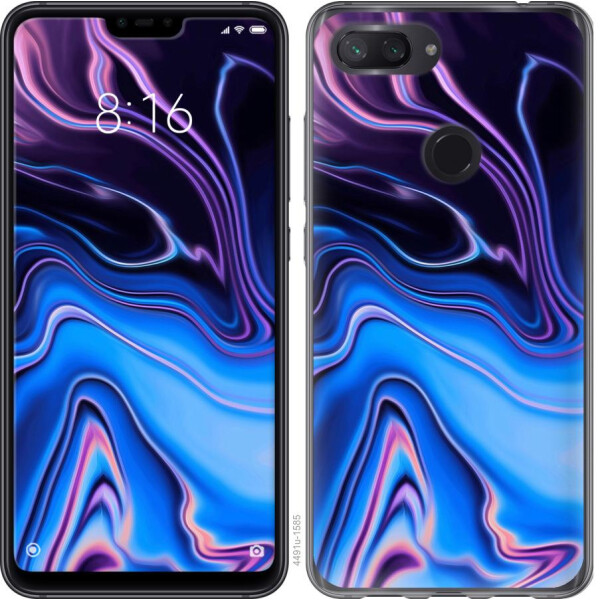 

Чехол на Xiaomi Mi 8 Lite Узор воды (04798)