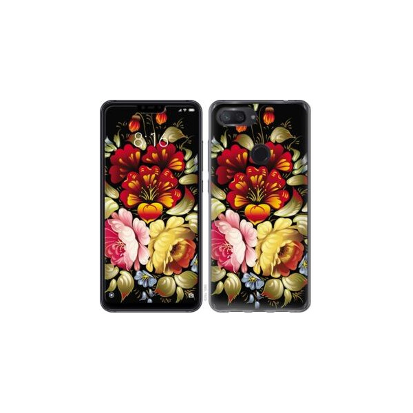 

Чехол на Xiaomi Mi 8 Lite Хохлома 6 (04798)