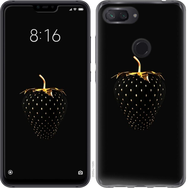 

Чехол на Xiaomi Mi 8 Lite Черная клубника (04798)