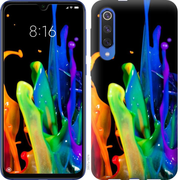 

Чехол на Xiaomi Mi 9 SE брызги краски (04798)