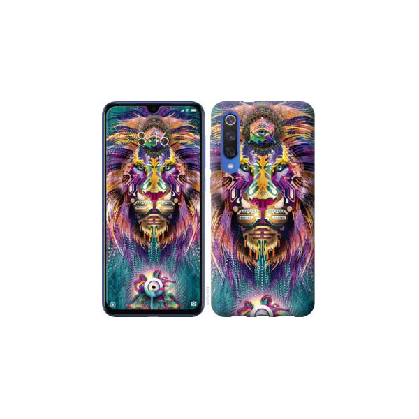 

Чехол на Xiaomi Mi 9 SE Люминесцентный лев (04798)