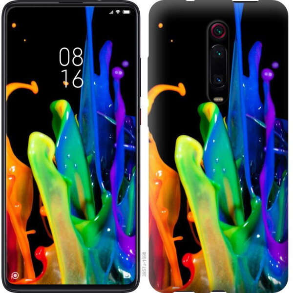 

Чехол на Xiaomi Mi 9T Pro брызги краски (04798)