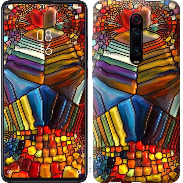 

Чехол на Xiaomi Mi 9T Pro Разноцветный витраж (04798)