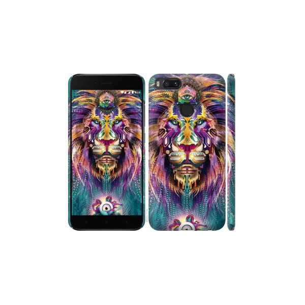 

Чехол на Xiaomi Mi A1 Люминесцентный лев (04798)