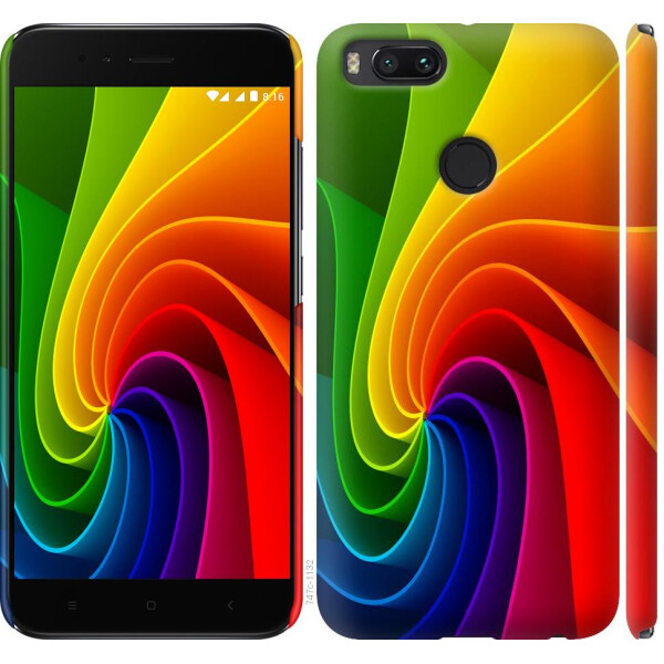 

Чехол на Xiaomi Mi A1 Радужный вихрь (04798)