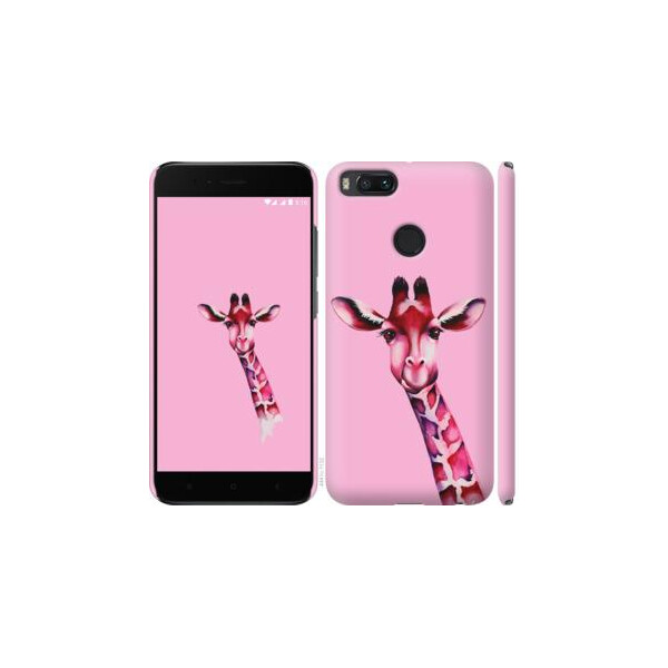 

Чехол на Xiaomi Mi A1 Розовая жирафа (04798)