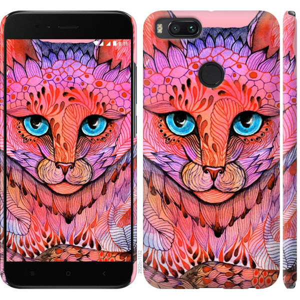 

Чехол на Xiaomi Mi A1 Узорчатая кошка (04798)