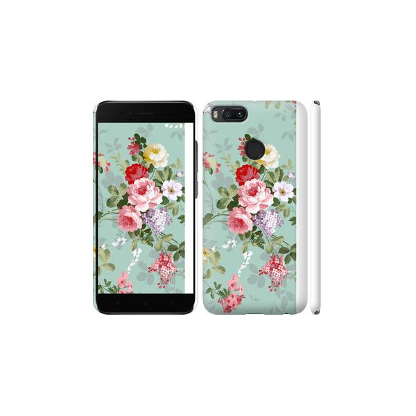 

Чехол на Xiaomi Mi A1 Цветочные обои 2 (04798)