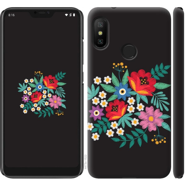 

Чехол на Xiaomi Mi A2 Lite Вышитые цветы (04798)