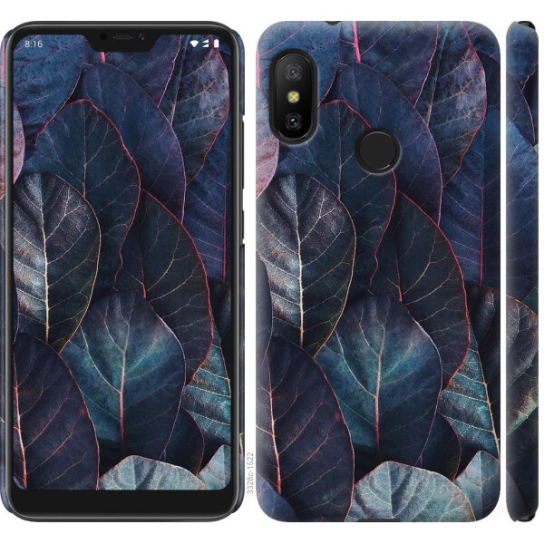 

Чехол на Xiaomi Mi A2 Lite Листья v3 (04798)
