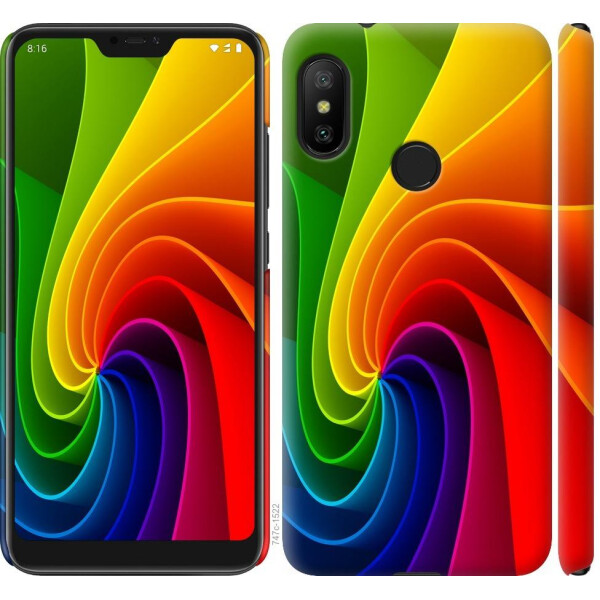 

Чехол на Xiaomi Mi A2 Lite Радужный вихрь (04798)