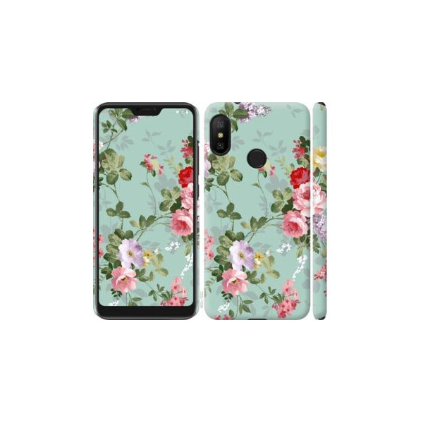 

Чехол на Xiaomi Mi A2 Lite Цветочные обои 2 (04798)