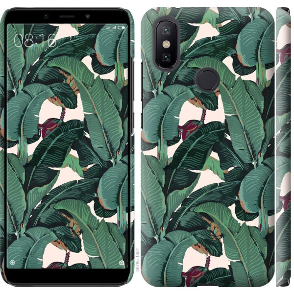 

Чехол на Xiaomi Mi A2 Банановые листья (04798)