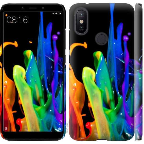 

Чехол на Xiaomi Mi A2 брызги краски (04798)