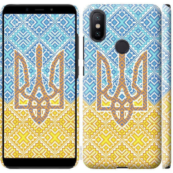 

Чехол на Xiaomi Mi A2 Герб Украины 2 (04798)