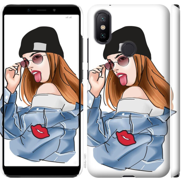 

Чехол на Xiaomi Mi A2 Девушка v3 (04798)