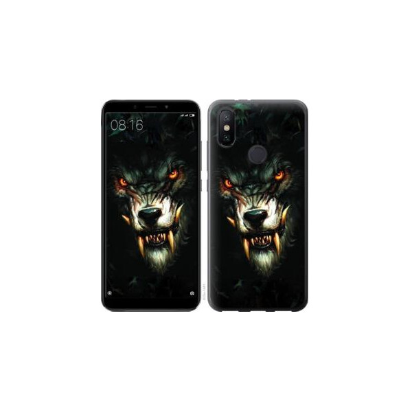 

Чехол на Xiaomi Mi A2 Дьявольский волк (04798)