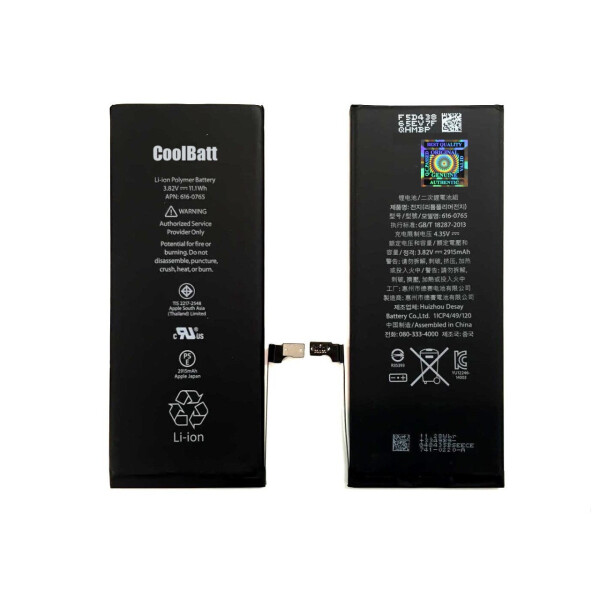 

Батарея CoolBatt для iPhone 6 Plus (2915mAh)