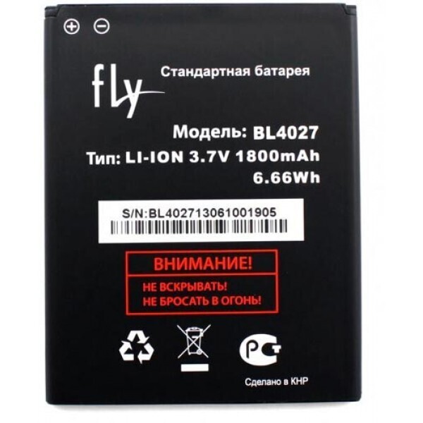 

Батарея Fly BL4027 (Fly IQ4410 Quad Phoenix)