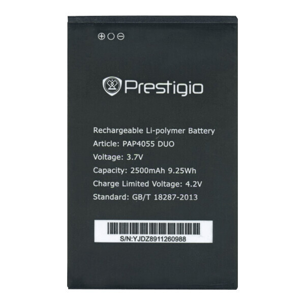 

Батарея Prestigio PAP4055 Prestigio MultiPhone 4055 Duo ААА