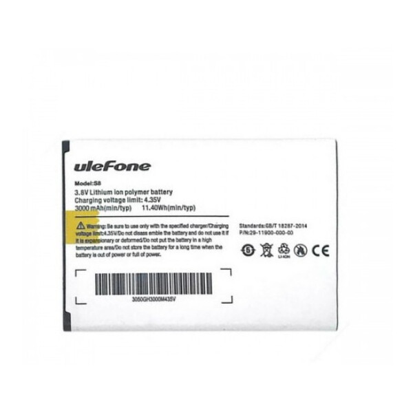 

Батарея Ulefone S8 (S8 Pro) / Ergo F501 Magic