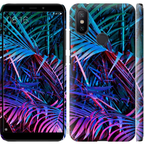 

Чехол на Xiaomi Mi A2 Папоротник под ультрафиолетом (04798)