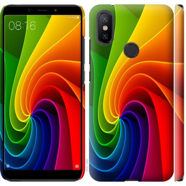 

Чехол на Xiaomi Mi A2 Радужный вихрь (04798)