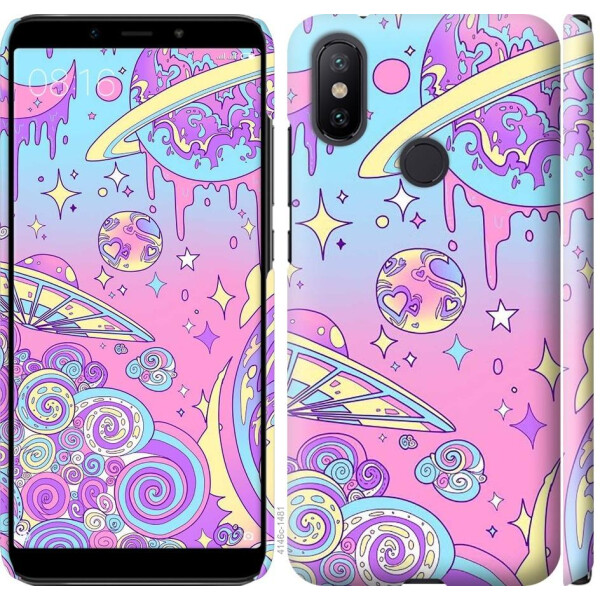 

Чехол на Xiaomi Mi A2 Розовая галактика (04798)