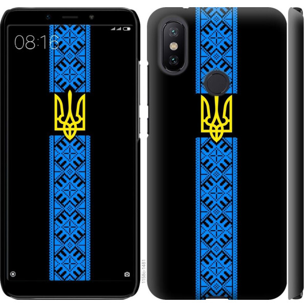 

Чехол на Xiaomi Mi A2 Тризуб в вышиванке (04798)