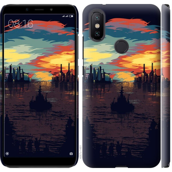 

Чехол на Xiaomi Mi A2 Череп-абстракция (04798)