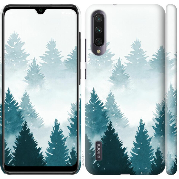 

Чехол на Xiaomi Mi A3 Акварельные Елки (04798)