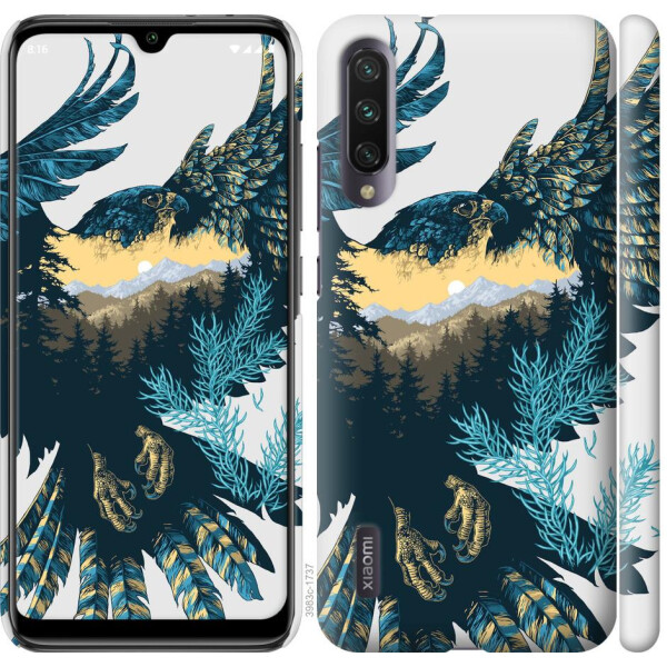 

Чехол на Xiaomi Mi A3 Арт-орел на фоне природы (04798)