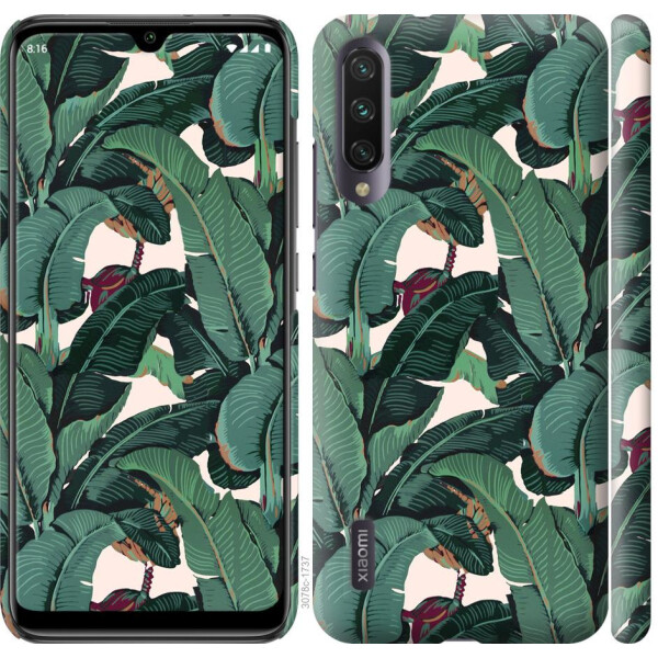 

Чехол на Xiaomi Mi A3 Банановые листья (04798)