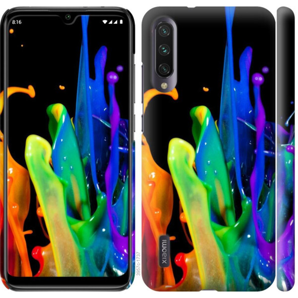 

Чехол на Xiaomi Mi A3 брызги краски (04798)