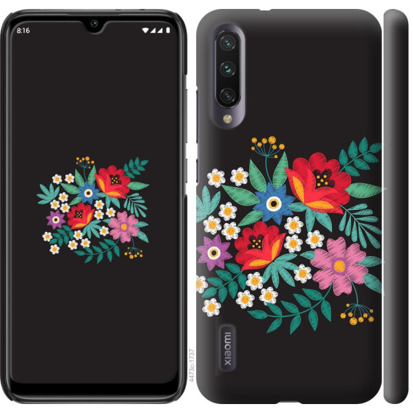 

Чехол на Xiaomi Mi A3 Вышитые цветы (04798)