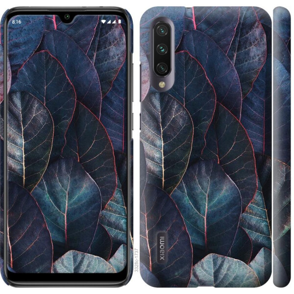 

Чехол на Xiaomi Mi A3 Листья v3 (04798)