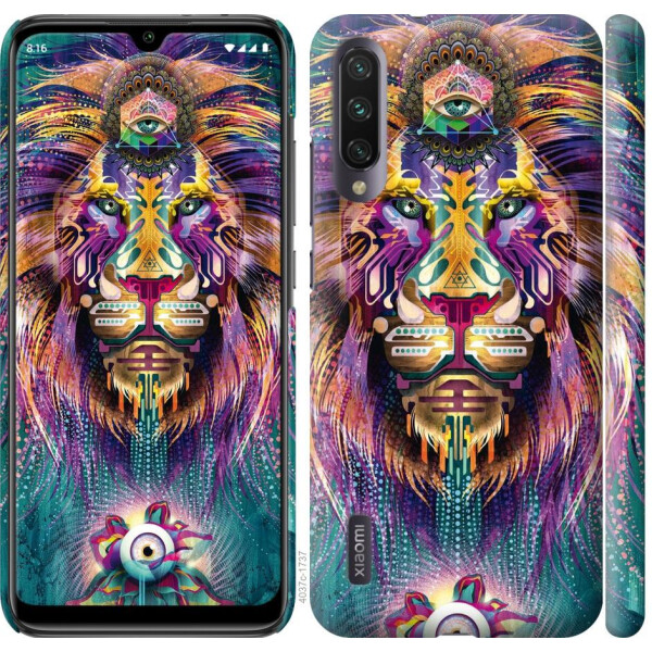

Чехол на Xiaomi Mi A3 Люминесцентный лев (04798)