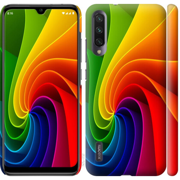 

Чехол на Xiaomi Mi A3 Радужный вихрь (04798)