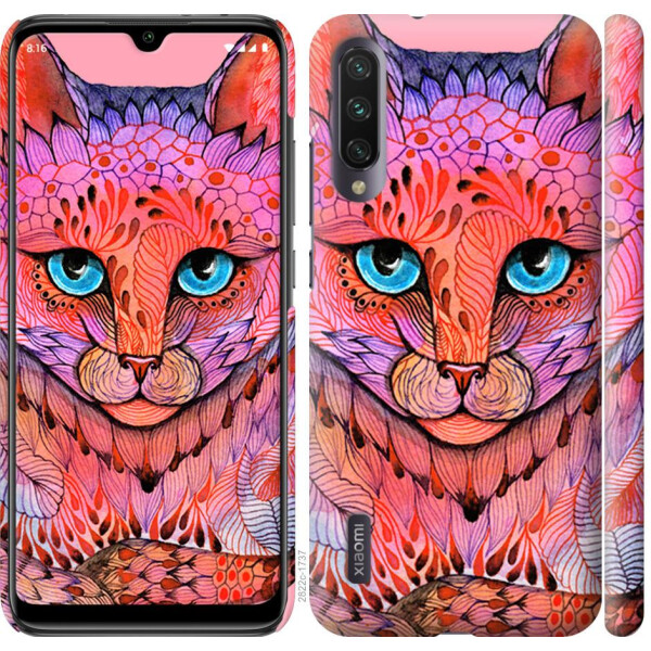 

Чехол на Xiaomi Mi A3 Узорчатая кошка (04798)