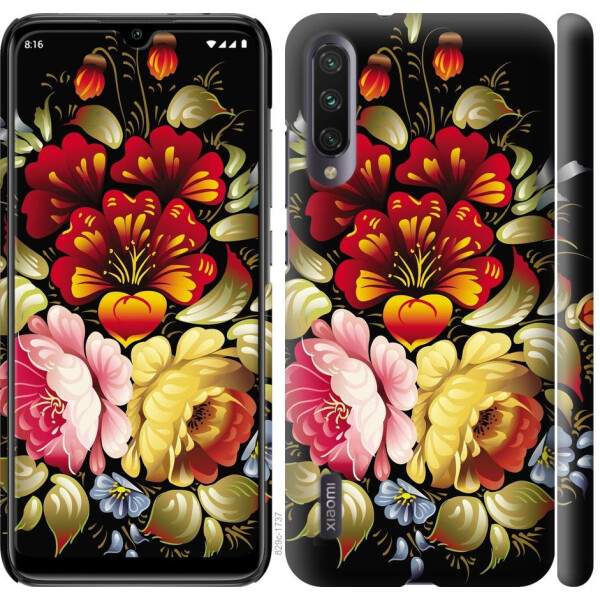 

Чехол на Xiaomi Mi A3 Хохлома 6 (04798)