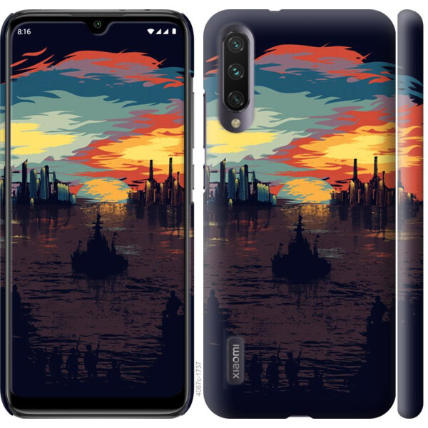 

Чехол на Xiaomi Mi A3 Череп-абстракция (04798)