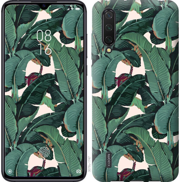

Чехол на Xiaomi Mi CC9 Банановые листья (04798)