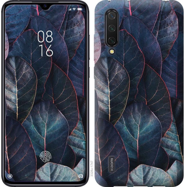 

Чехол на Xiaomi Mi CC9 Листья v3 (04798)
